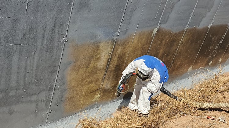 Case Study: Waterproofing of Underground walls Urespray P-500