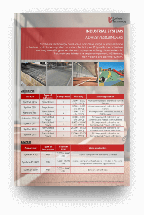 Mockup Catálogo - Sistemas industriales - Adhesivos y Aglomerantes