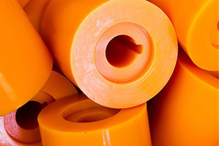 Polyurethane elastomer for industrial wheels and castors