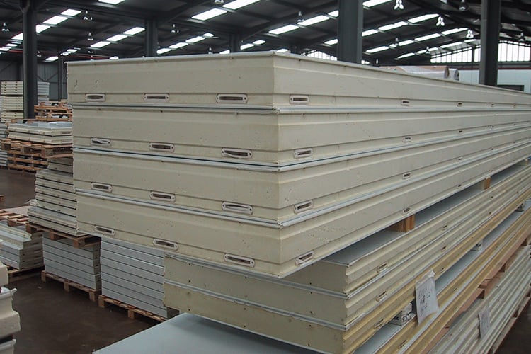 What are sandwich panels and what are they used for?