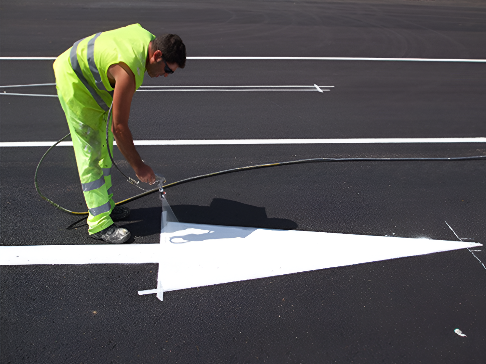 Signalisation routière horizontale: produits pour marquage au sol durable